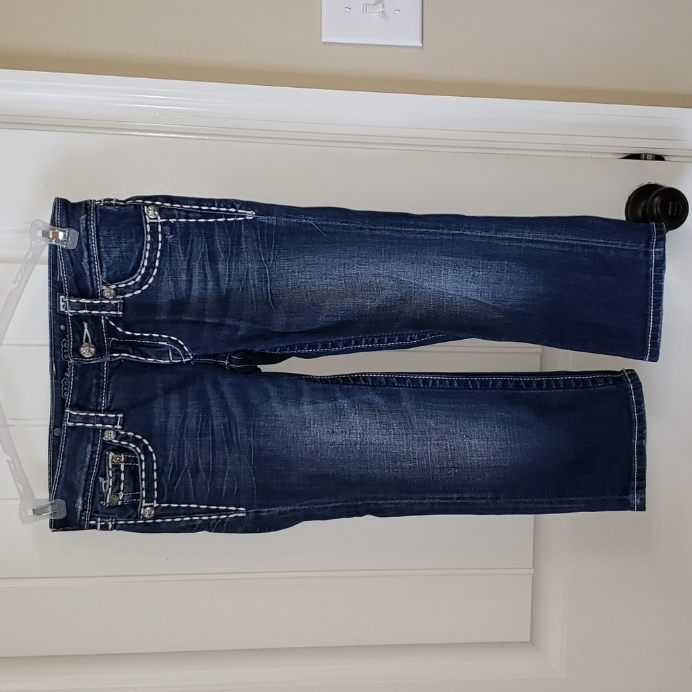 Miss Me Distressed Cropped Jeans 25.